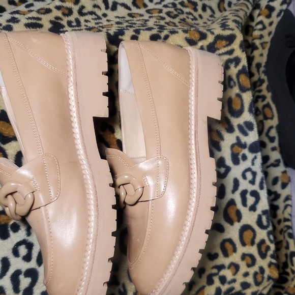 FRANKIE4 Saint Platform Loafer Biscuit Women's Tan Color Size 8.5 - Picture 9 of 12